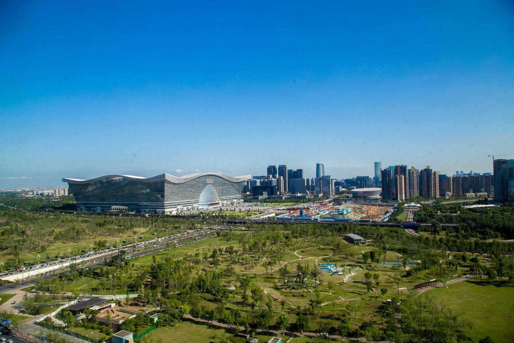 Holiday Inn Chengdu Century City-Westtower Bagian luar foto